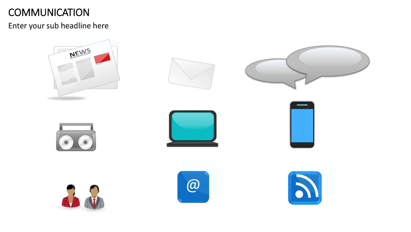 Communication - Vorlage für Powerpoint – Bild 13