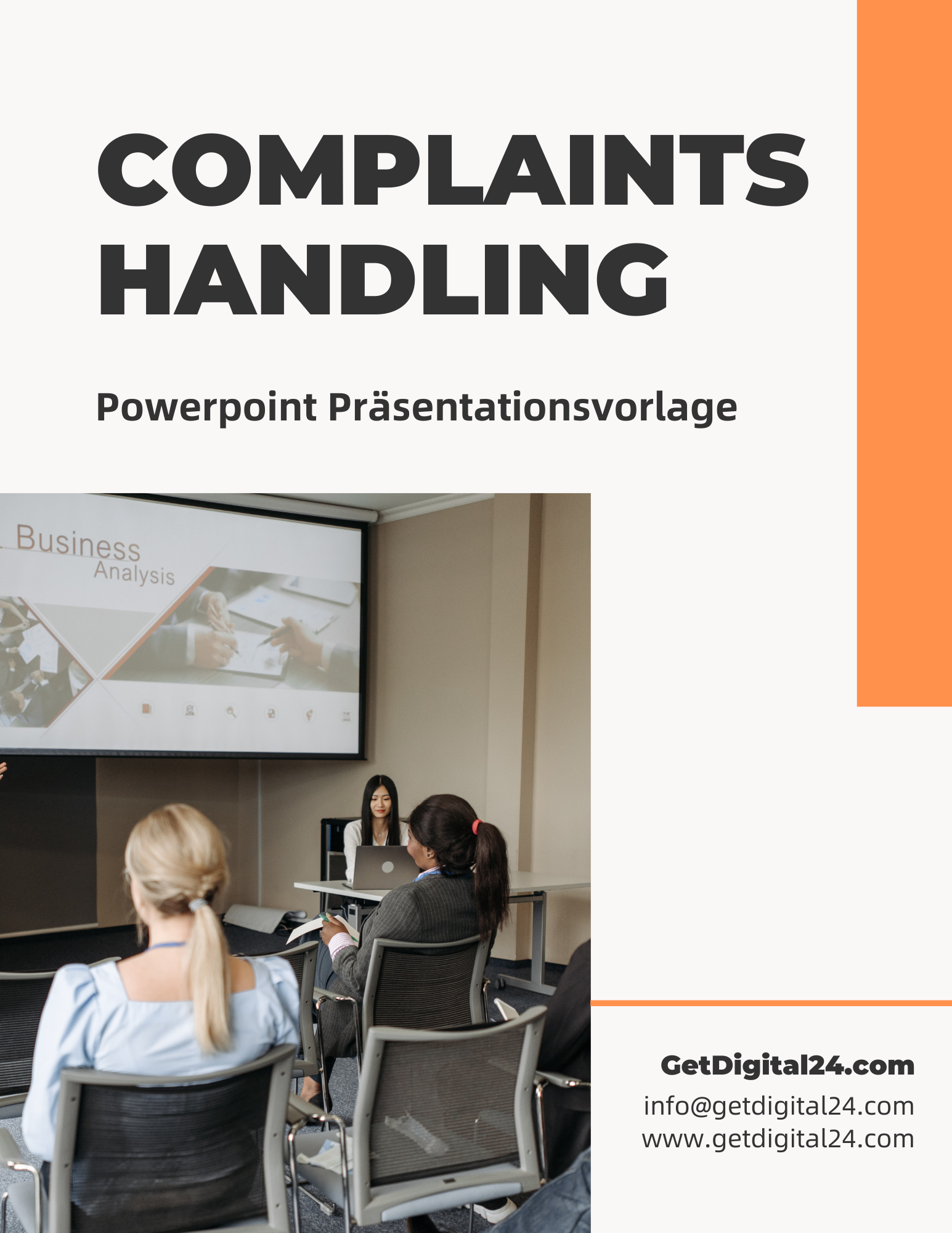 Complaints Handling - Vorlage für Powerpoint