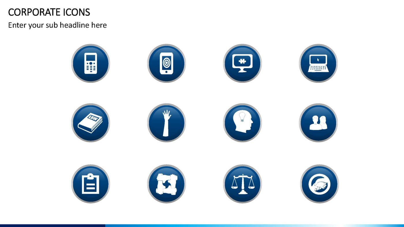 Corporate Icons - Vorlage für Powerpoint – Bild 11