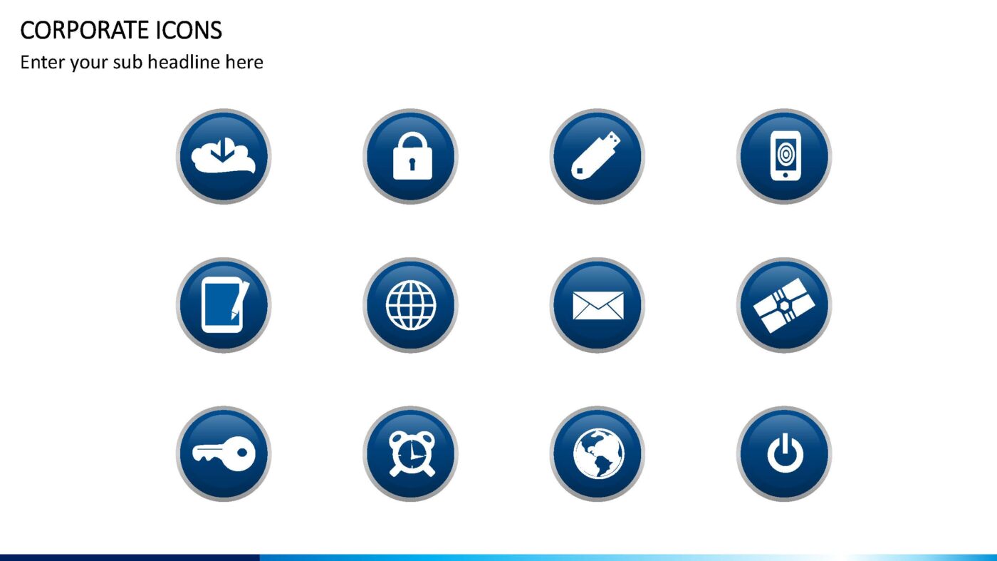Corporate Icons - Vorlage für Powerpoint – Bild 2