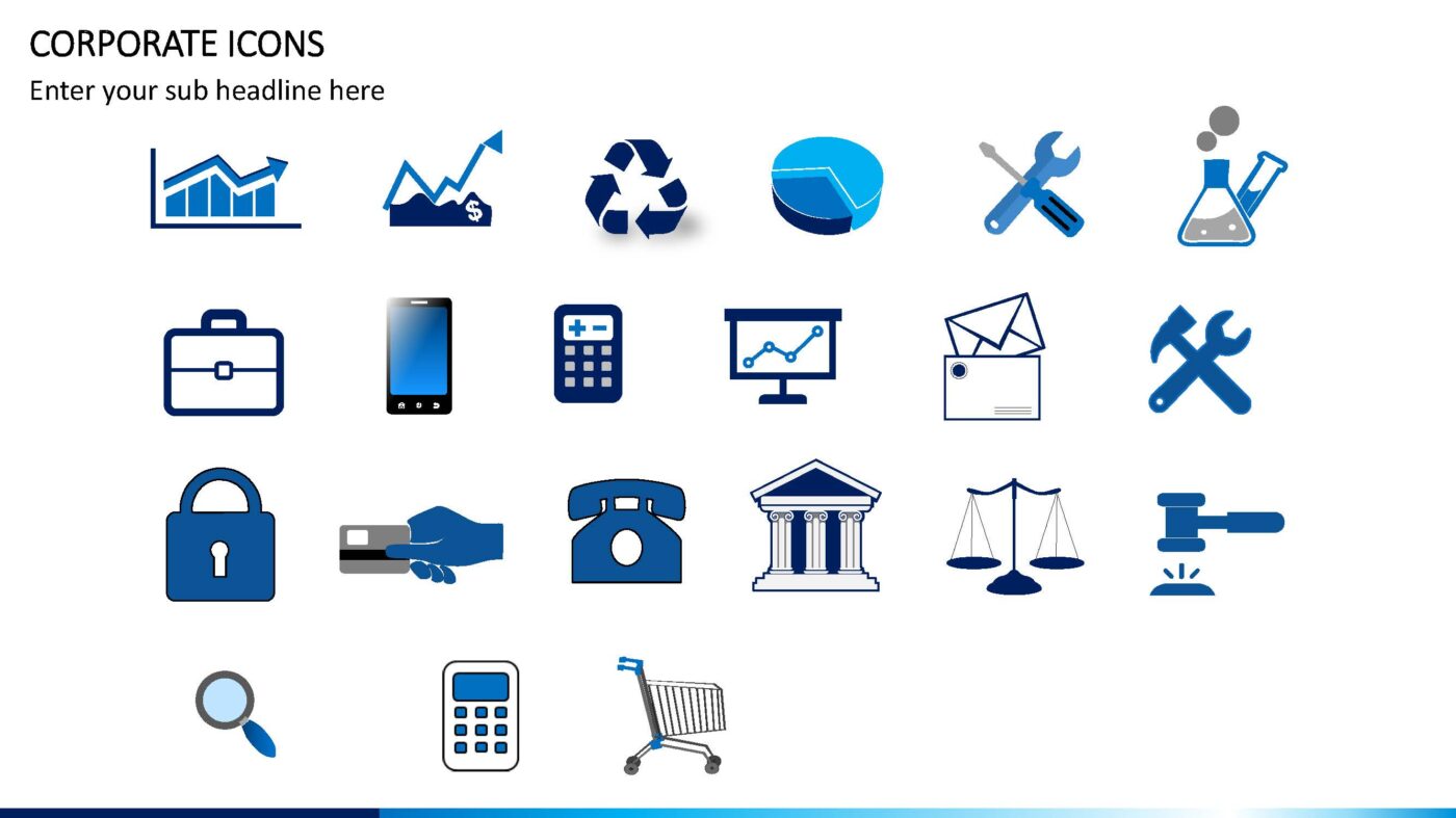 Corporate Icons - Vorlage für Powerpoint – Bild 3