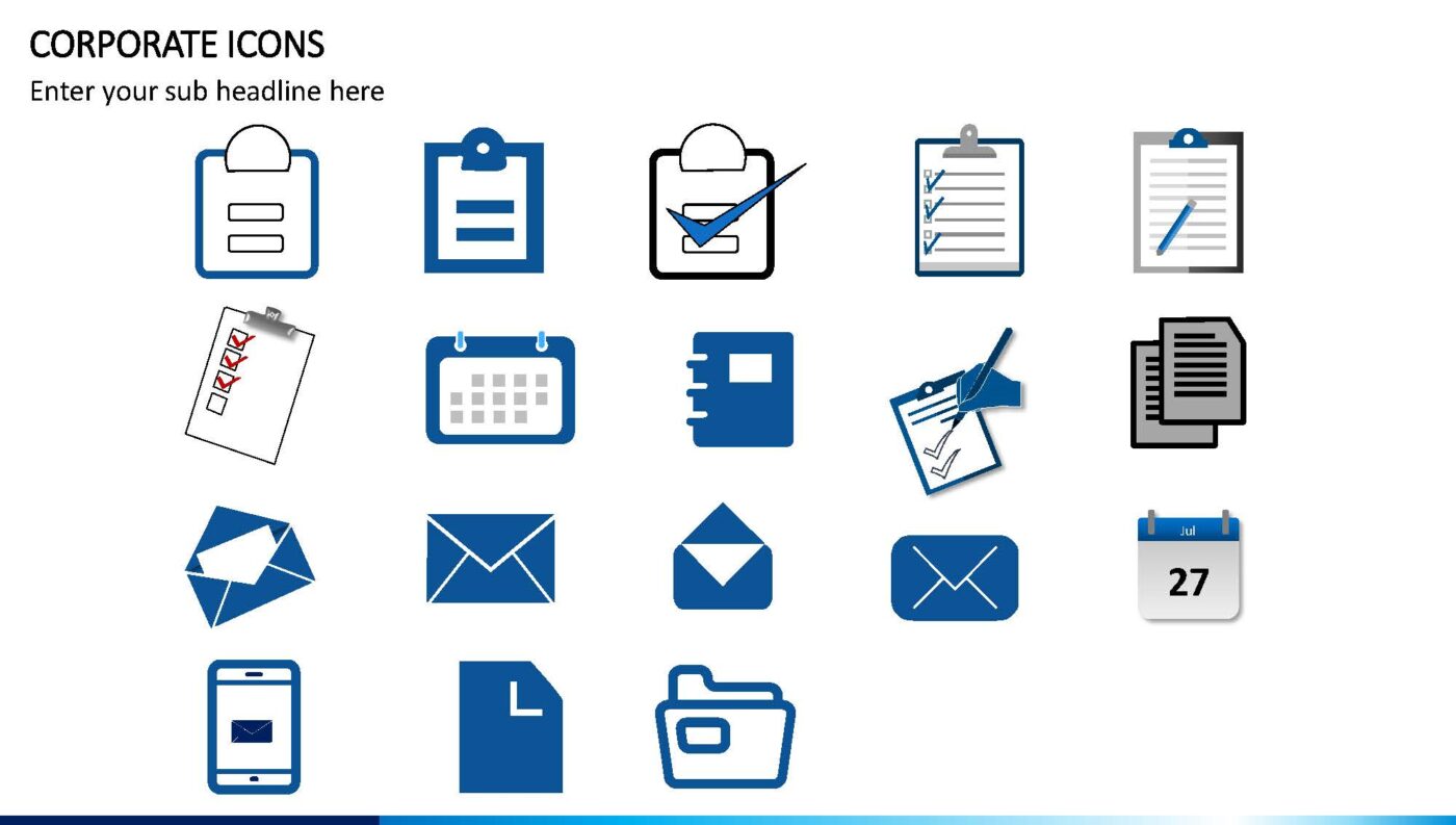 Corporate Icons - Vorlage für Powerpoint – Bild 4