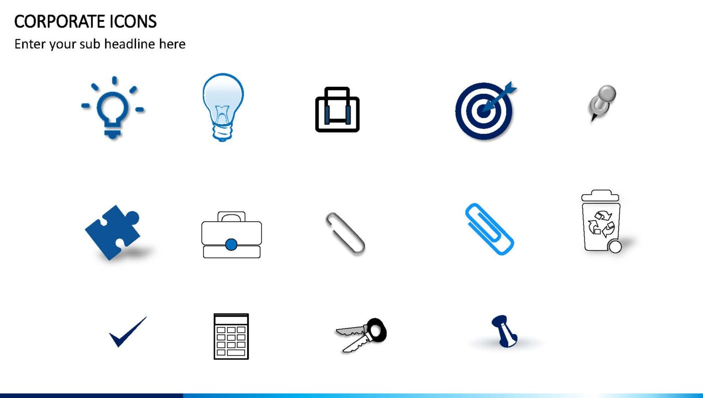 Corporate Icons - Vorlage für Powerpoint – Bild 5
