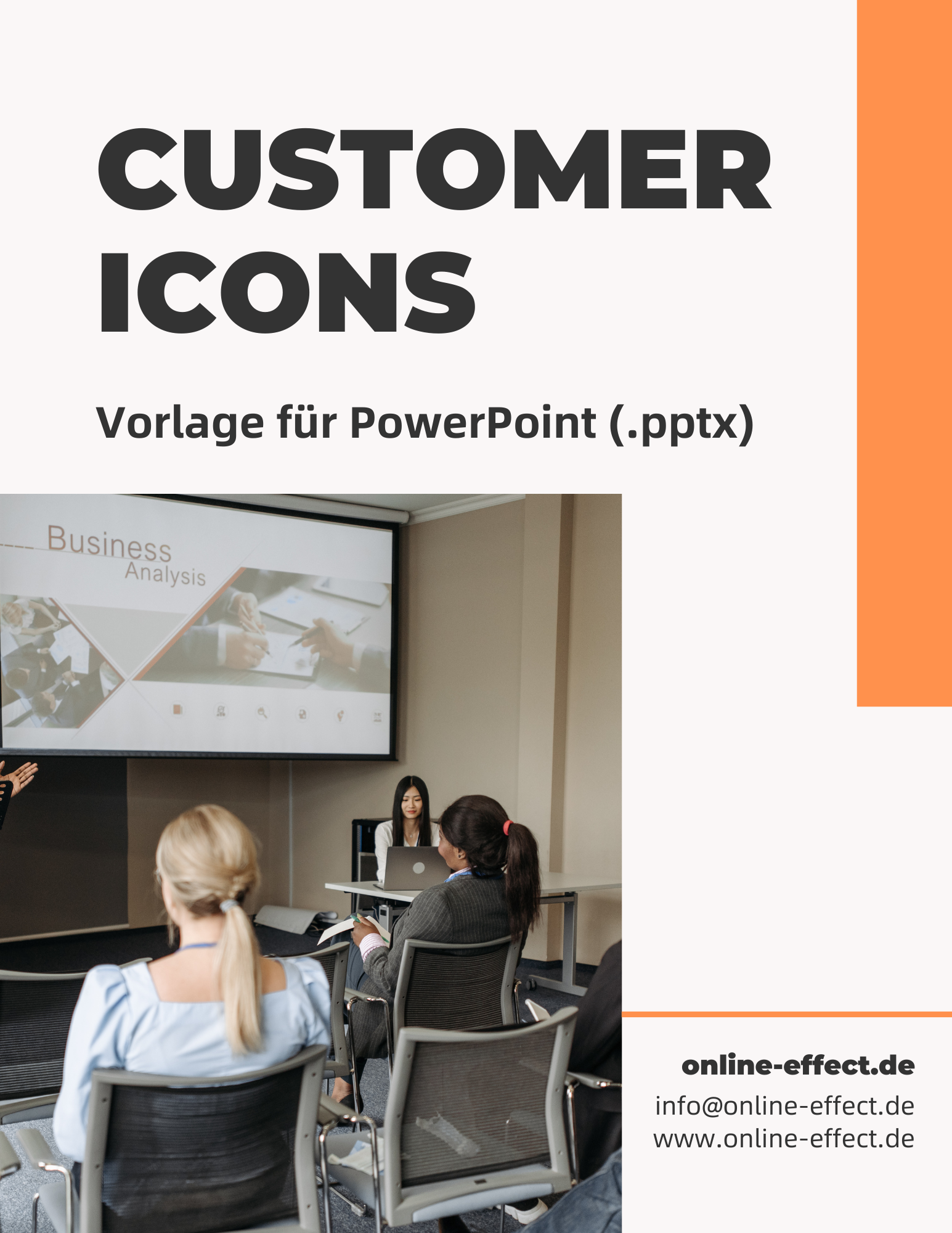 Customer Icons - Vorlage für Powerpoint