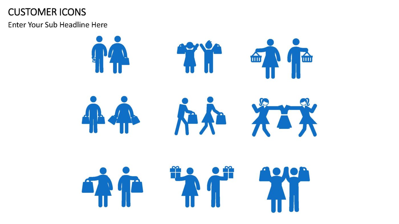 Customer Icons - Vorlage für Powerpoint – Bild 3
