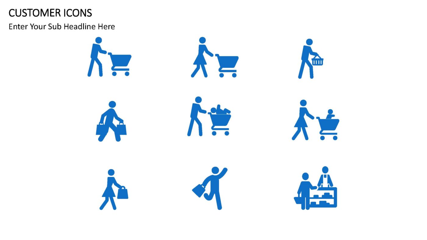 Customer Icons - Vorlage für Powerpoint – Bild 4