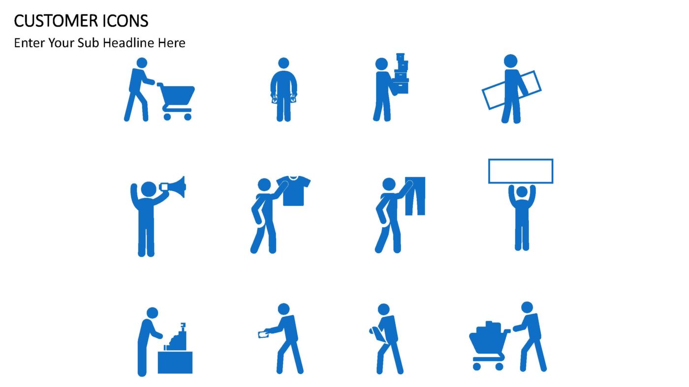 Customer Icons - Vorlage für Powerpoint – Bild 5