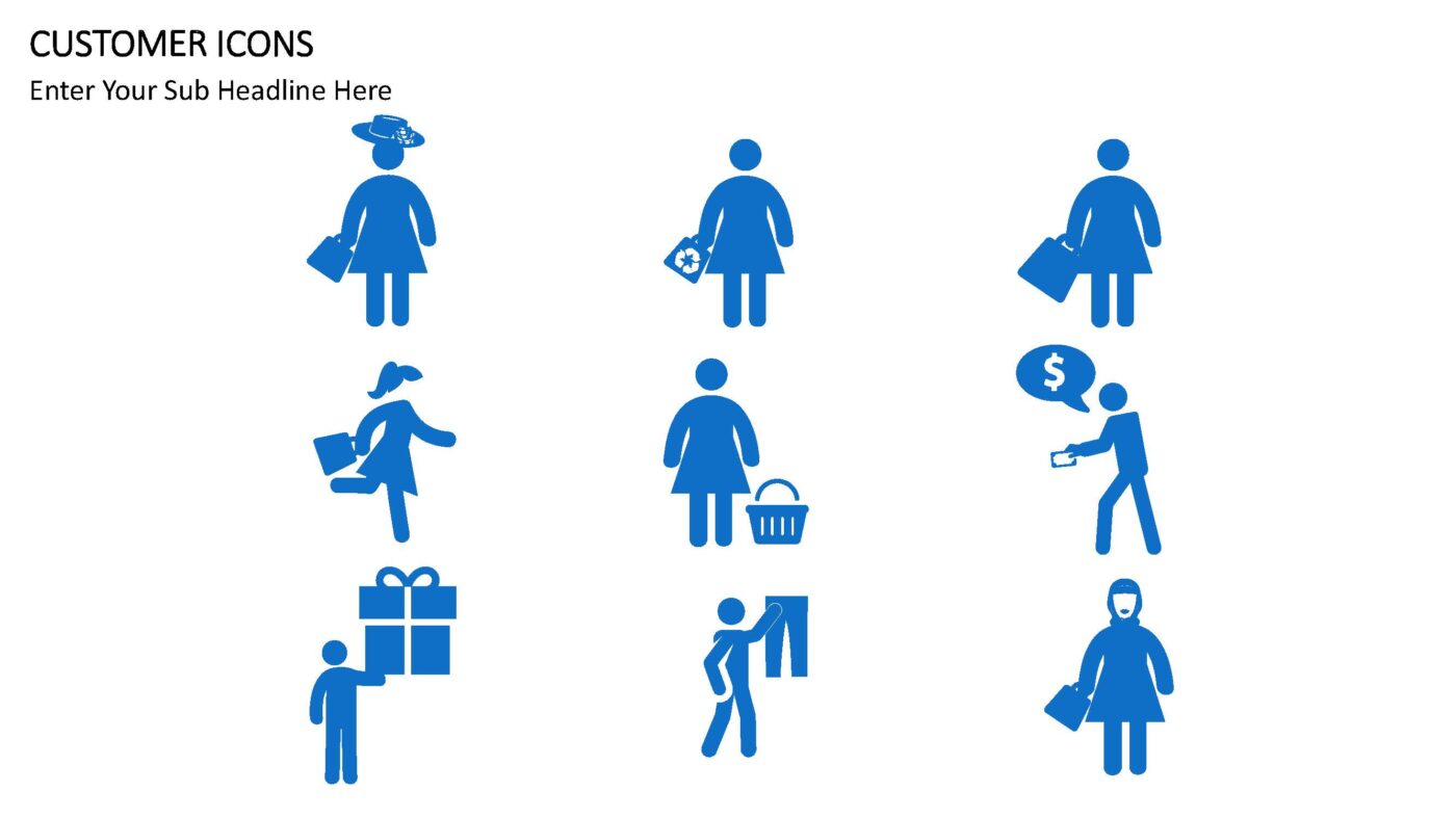 Customer Icons - Vorlage für Powerpoint – Bild 6