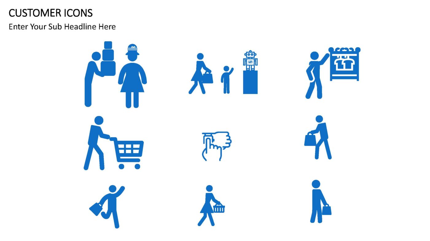 Customer Icons - Vorlage für Powerpoint – Bild 2
