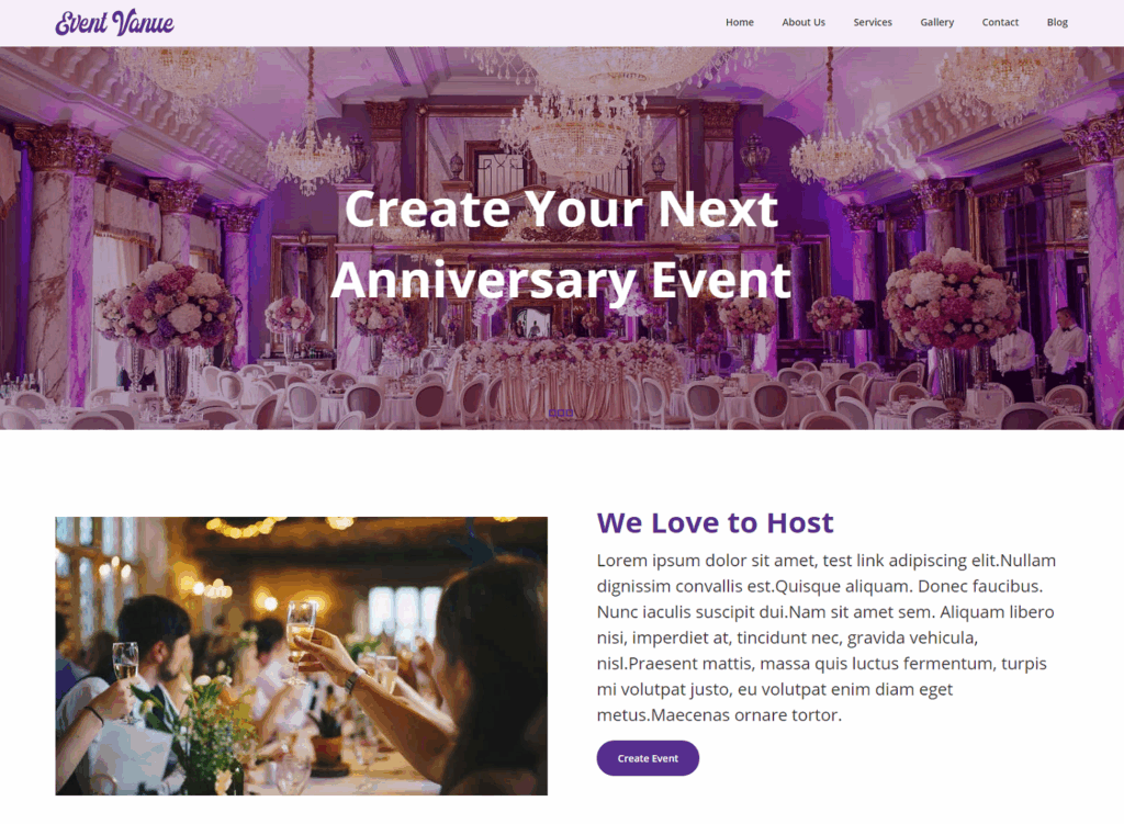 Webdesign Referenz Eventmanagement