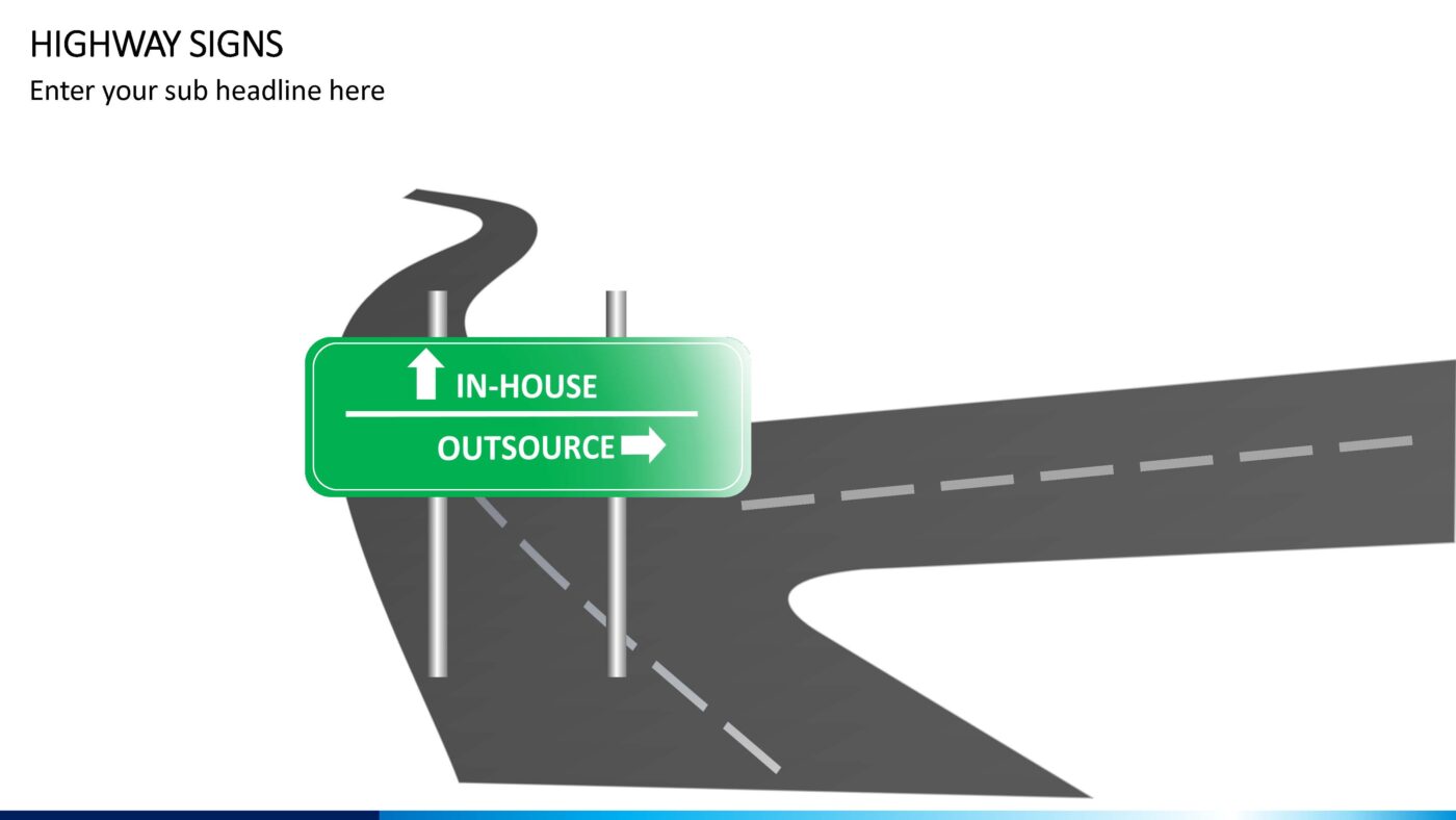 Highway Signs - Vorlage für Powerpoint – Bild 3