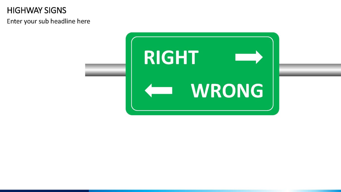 Highway Signs - Vorlage für Powerpoint – Bild 10