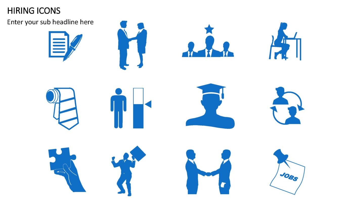 Hiring Icons - Vorlage für Powerpoint – Bild 3