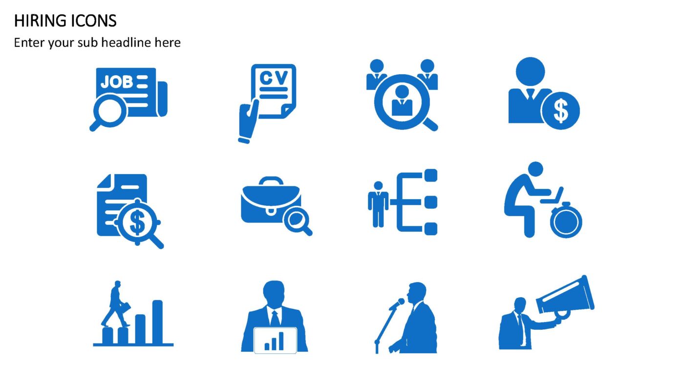 Hiring Icons - Vorlage für Powerpoint – Bild 5