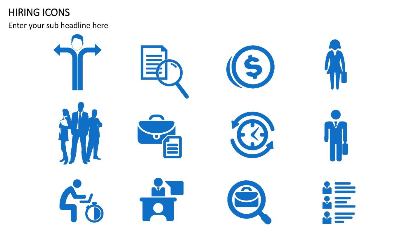 Hiring Icons - Vorlage für Powerpoint – Bild 7
