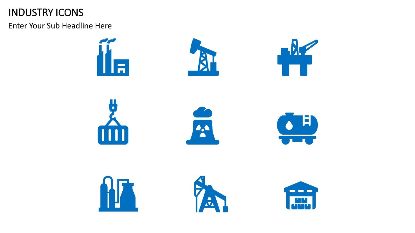 Industry Icons - Vorlage für Powerpoint – Bild 2