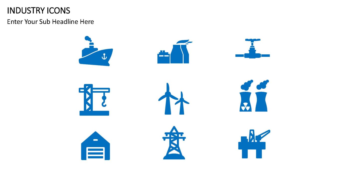 Industry Icons - Vorlage für Powerpoint – Bild 4