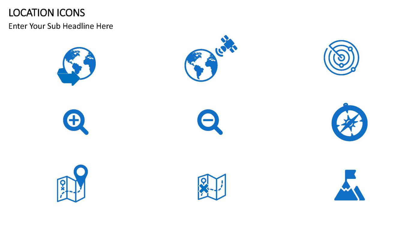 Location Icons - Vorlage für Powerpoint – Bild 6
