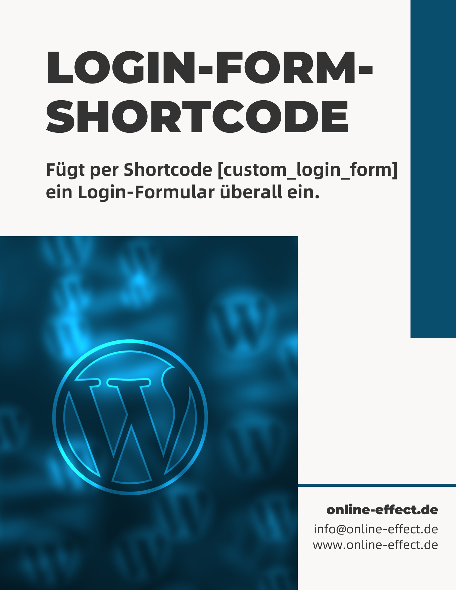 Login Form Shortcode WordPress Plugin