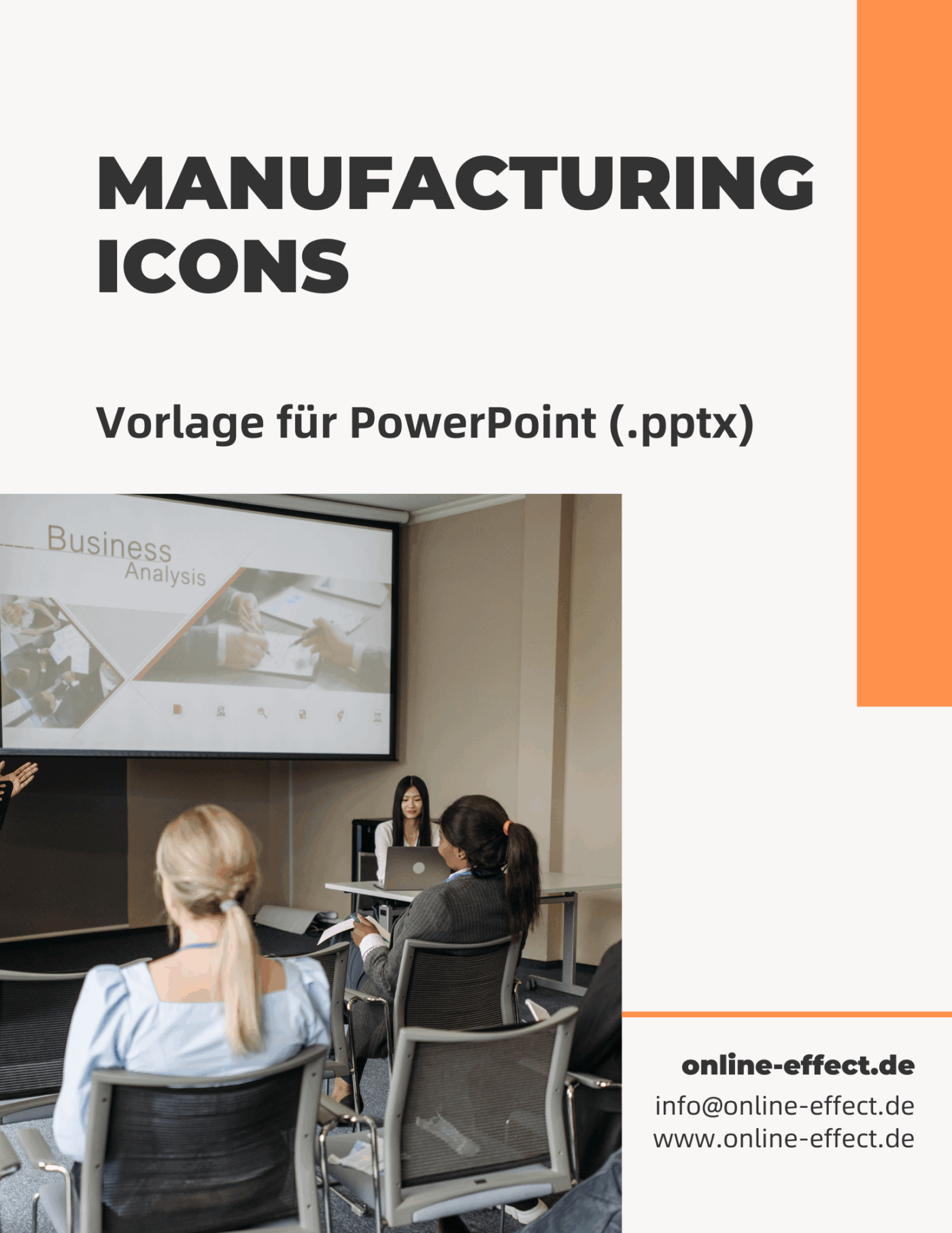 Manufacturing Icons - Vorlage für Powerpoint
