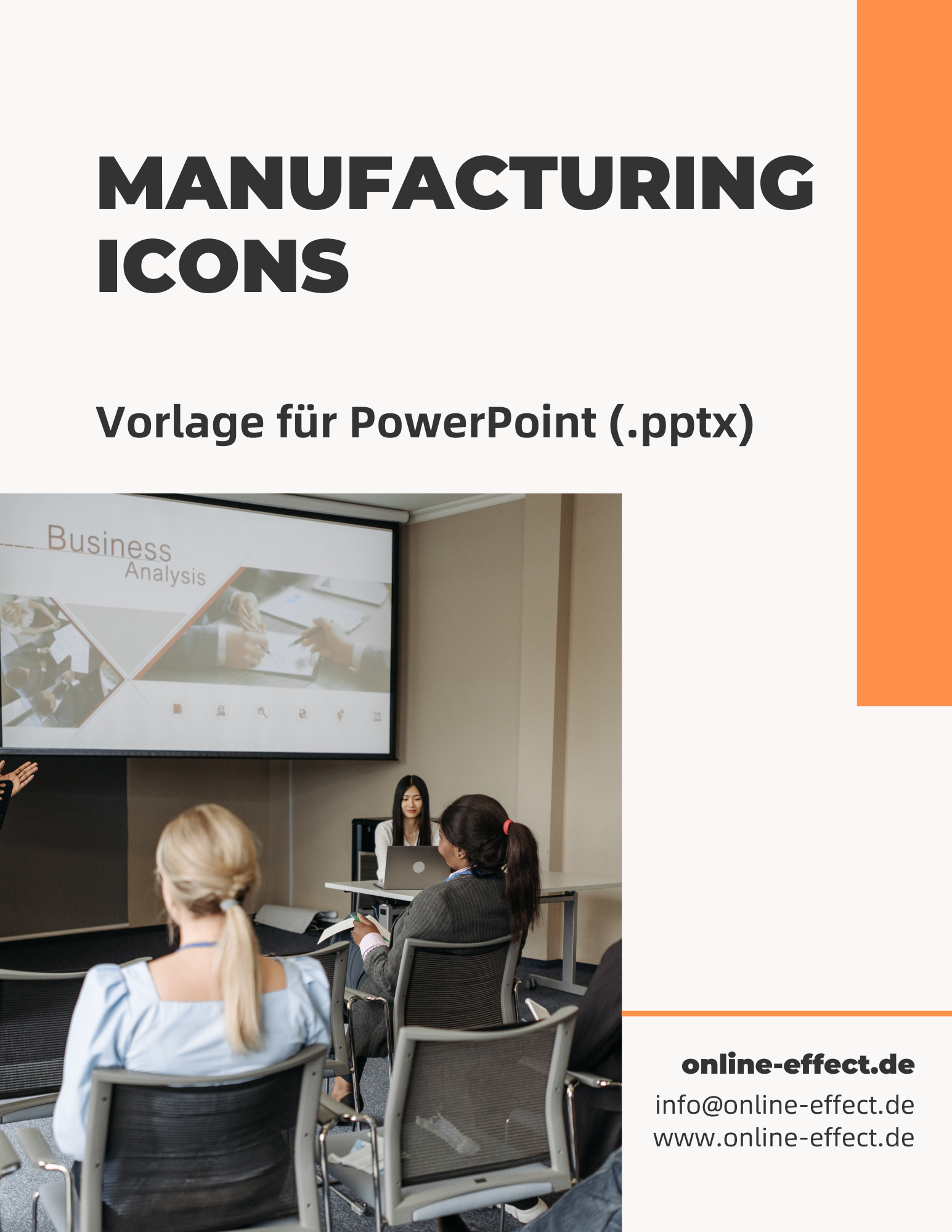 Manufacturing Icons - Vorlage für Powerpoint