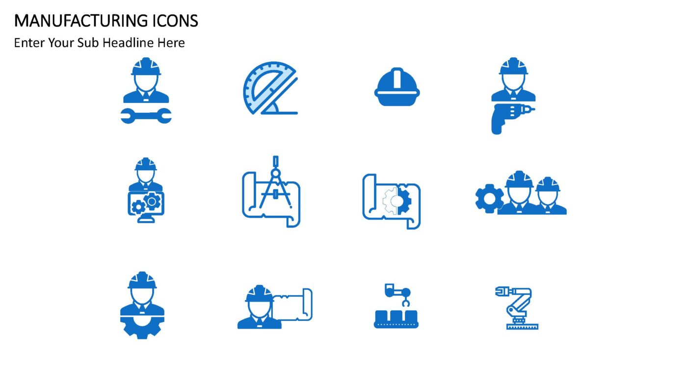 Manufacturing Icons - Vorlage für Powerpoint – Bild 5