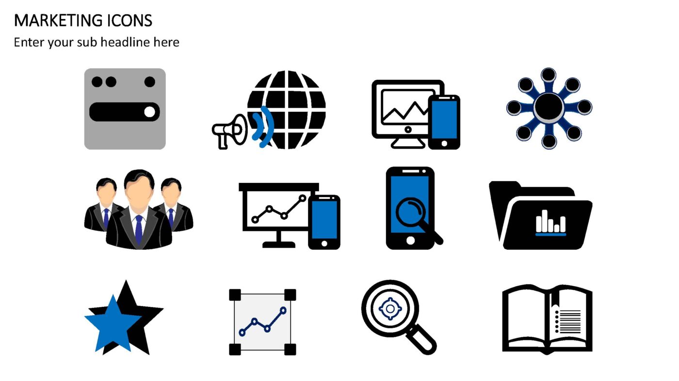 Marketing Icons - Vorlage für Powerpoint – Bild 2