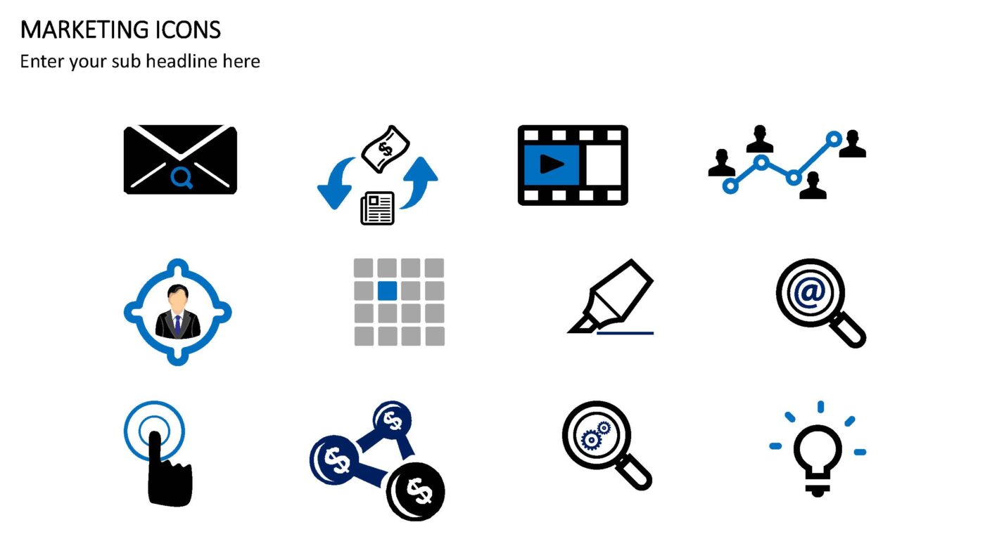 Marketing Icons - Vorlage für Powerpoint – Bild 3