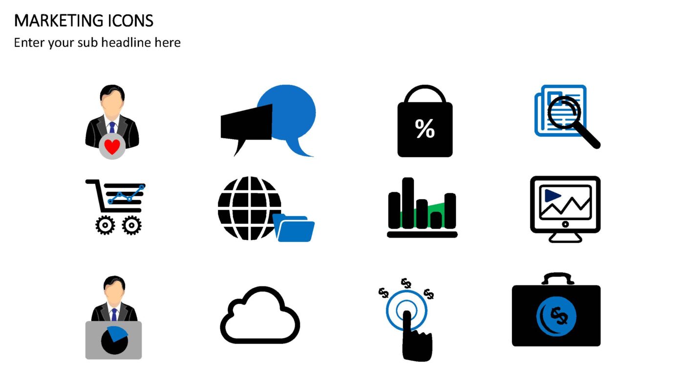 Marketing Icons - Vorlage für Powerpoint – Bild 4