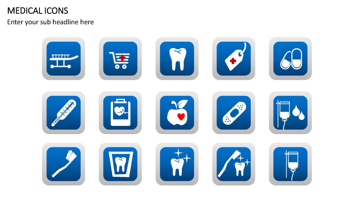 Medical Icons - Vorlage für Powerpoint – Bild 6