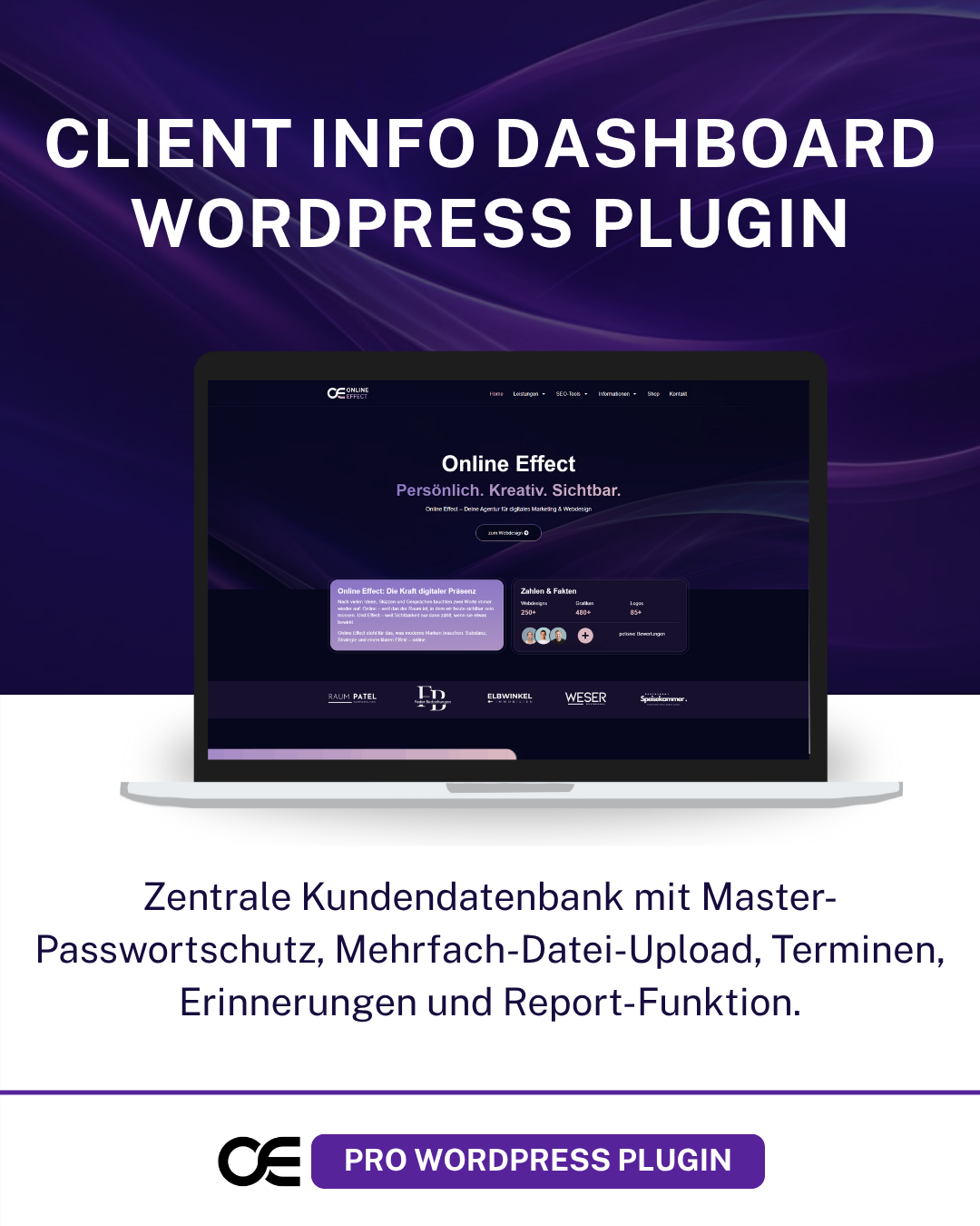 Client Info Dashboard - WordPress Plugin