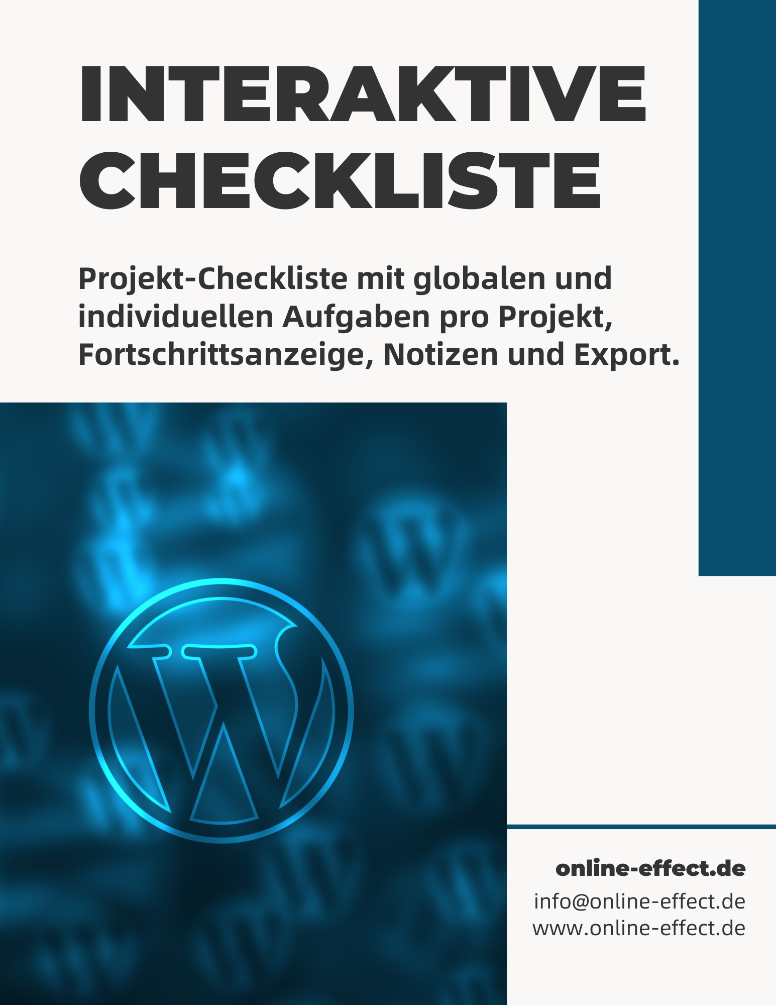 Interaktive Checkliste - WordPress Plugin