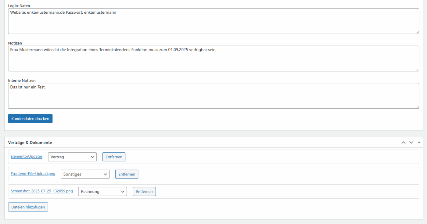 Client Info Dashboard - WordPress Plugin – Bild 7