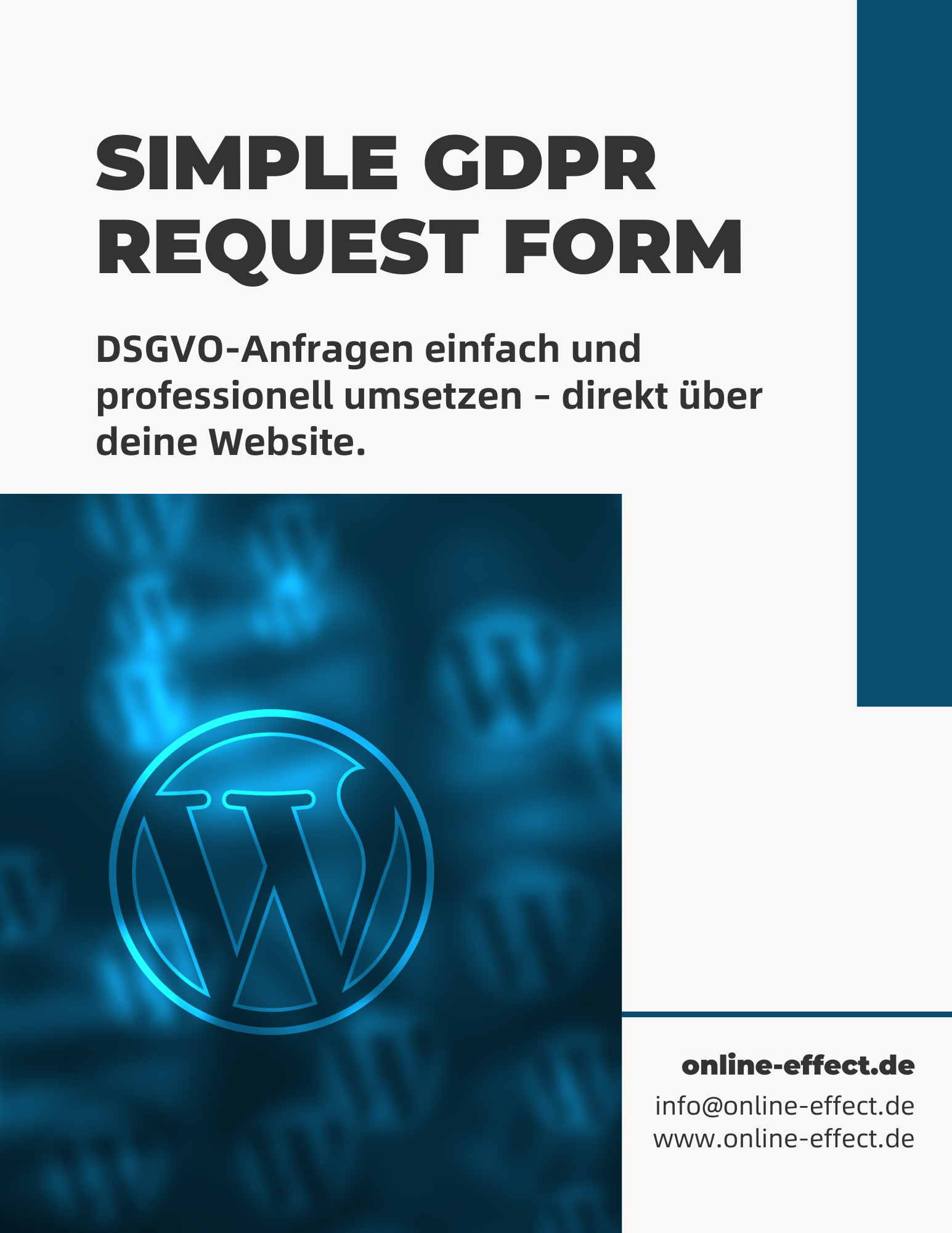 Simple GDPR Request Form