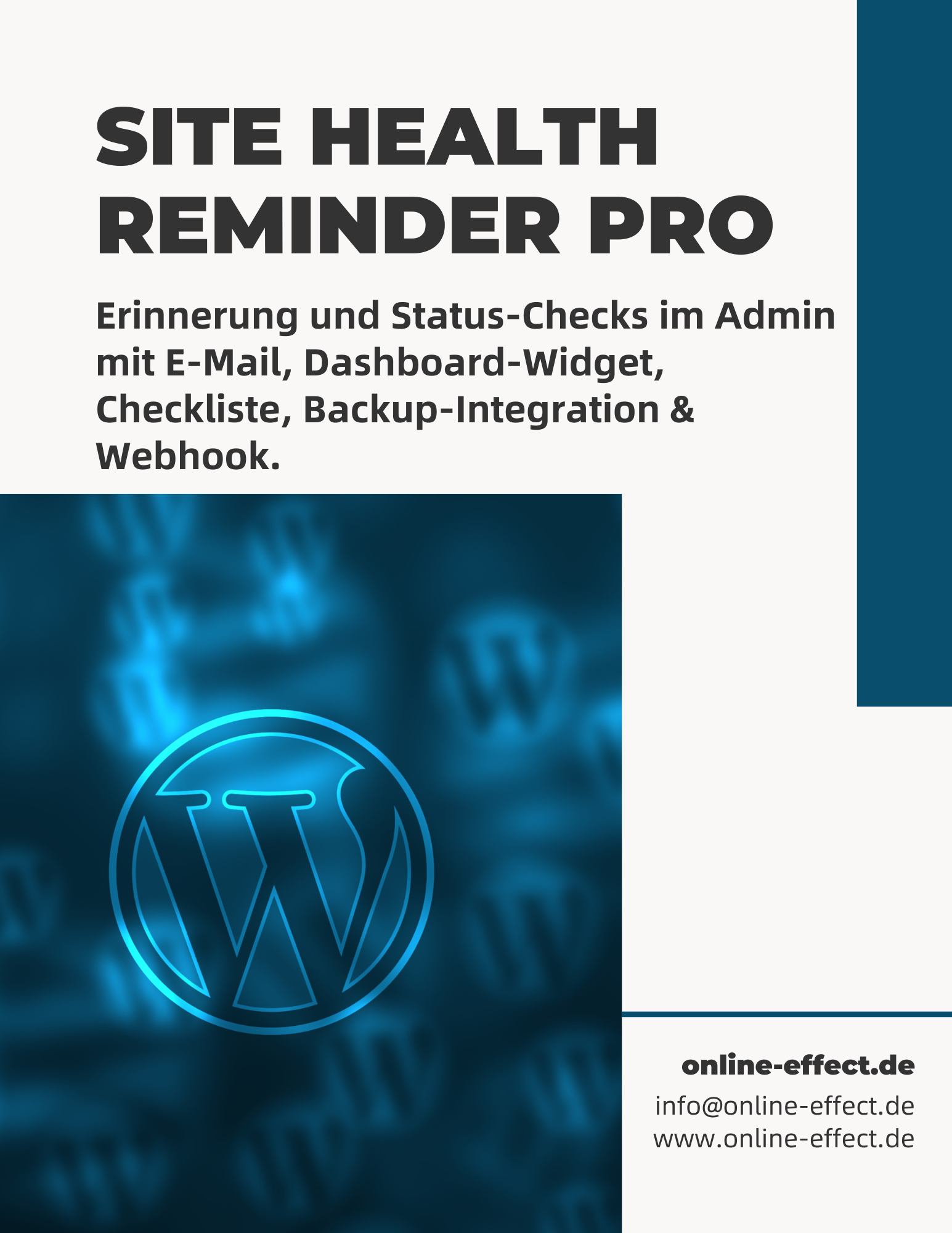 Site Health Reminder Pro - WordPress Plugin