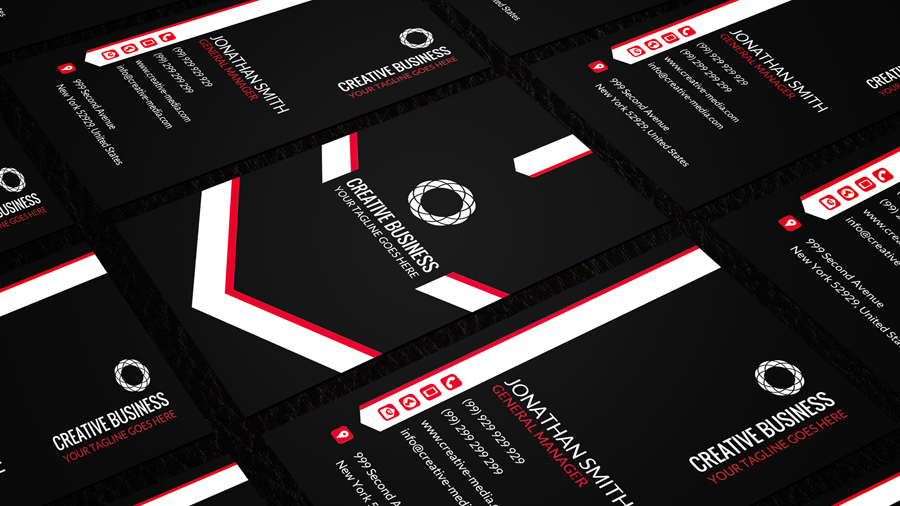 Visitenkarte Design SE0049