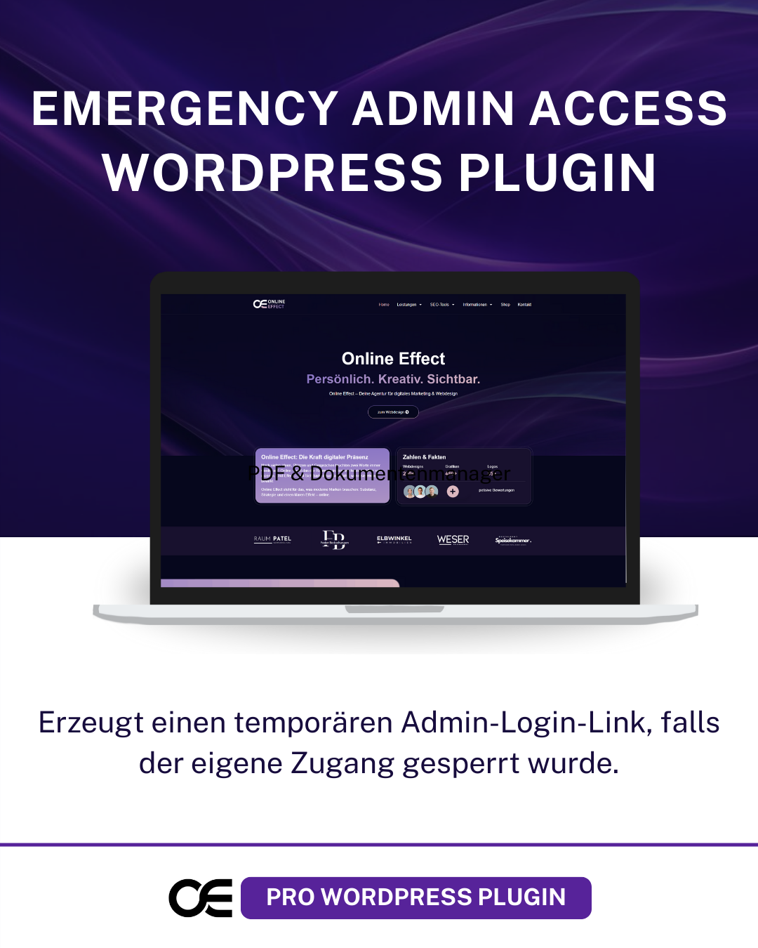 Emergency Admin Access - WordPress Plugin
