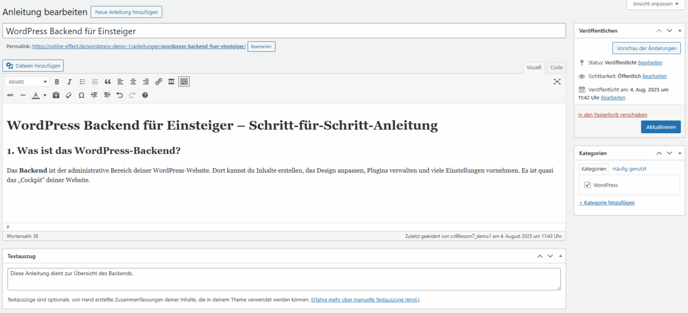 Wissensdatenbank - WordPress Plugin – Bild 4