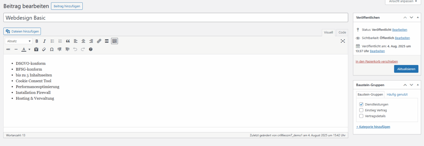 Vertragsgenerator - WordPress Plugin – Bild 6