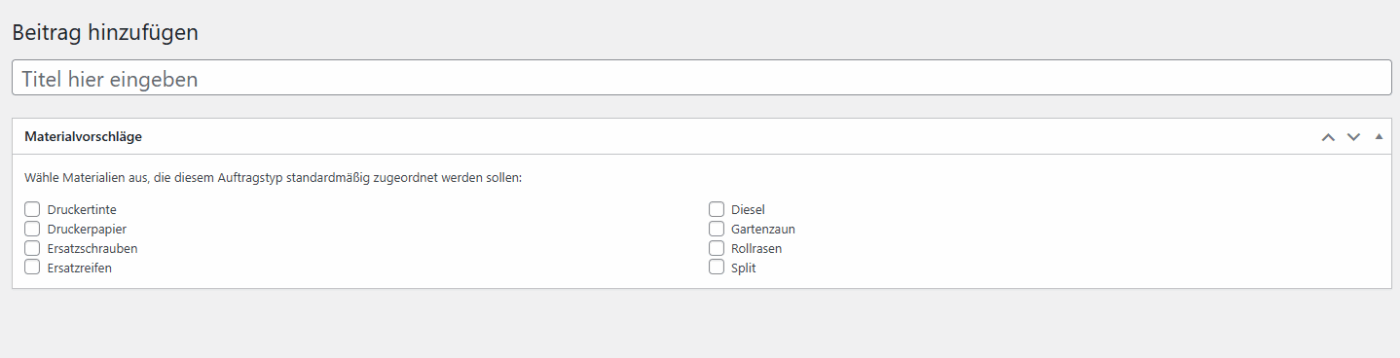 Lagerverwaltung - WordPress Plugin – Bild 5
