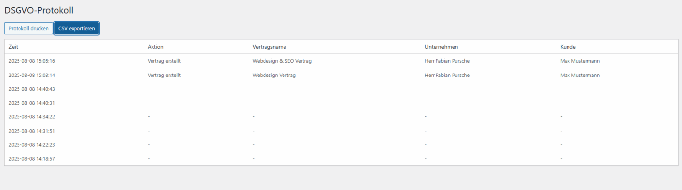 Vertragsgenerator - WordPress Plugin – Bild 14