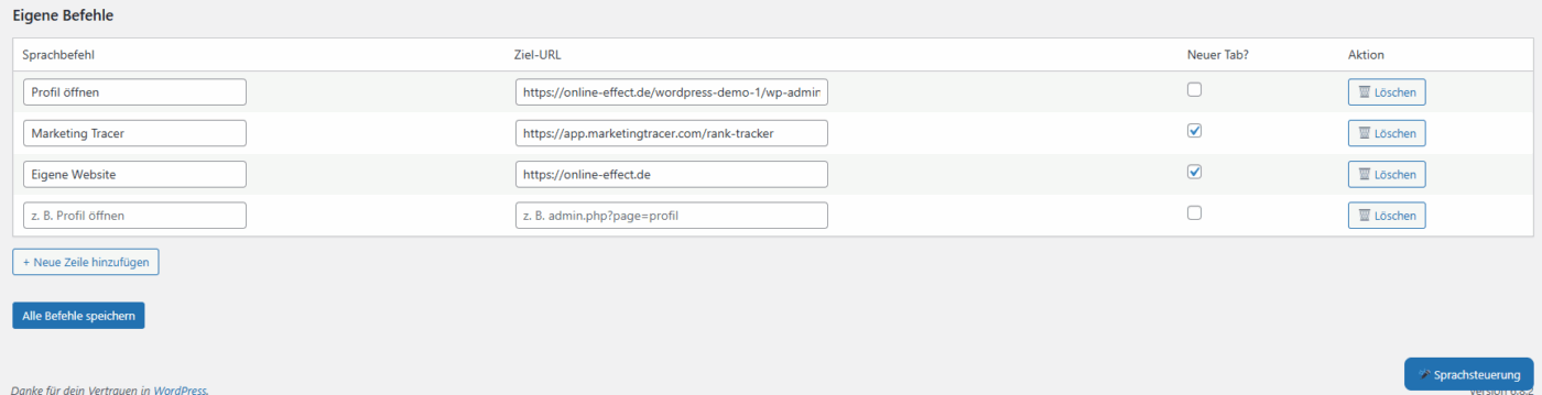 Voice Navigation for WordPress - WordPress Plugin – Bild 4
