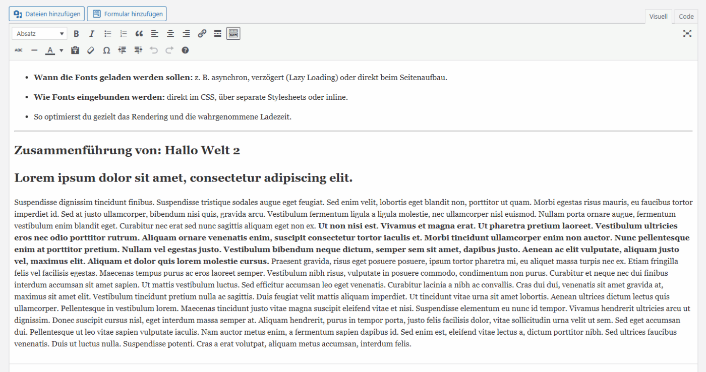 Post Merge Tool - WordPress Plugin – Bild 6