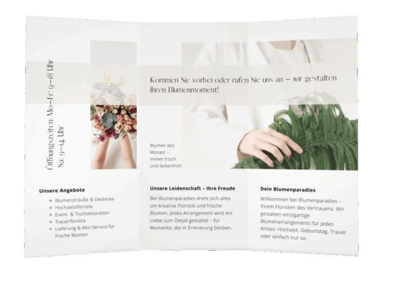 Flyer Floristik 3