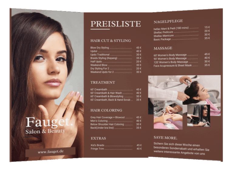 Flyer Beauty Salon 2