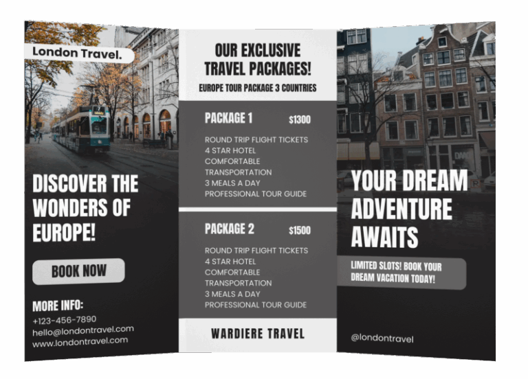 Flyer Reiseunternehmen 2