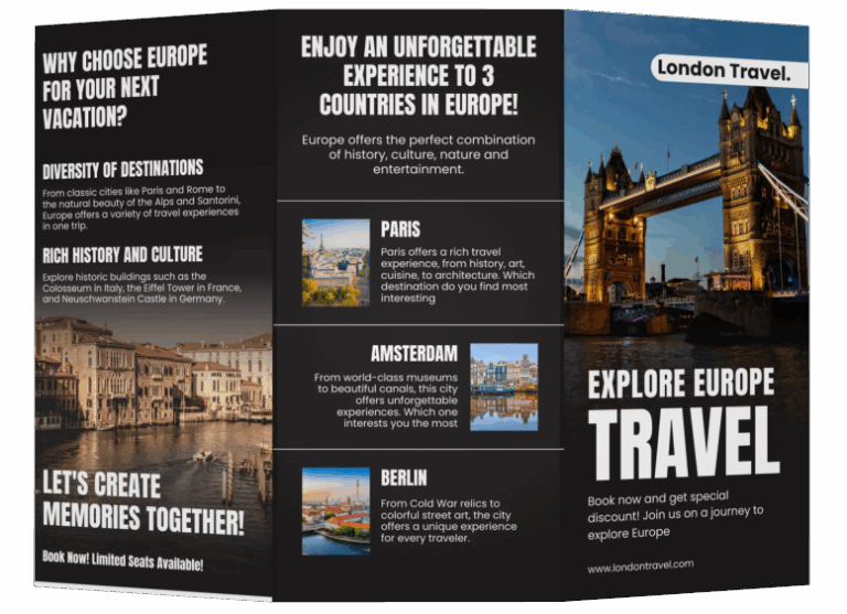 Flyer Reiseunternehmen 1