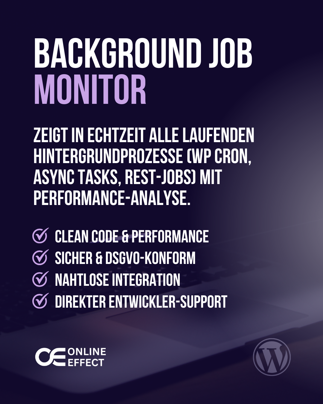 Background Job Monitor WordPress Plugin