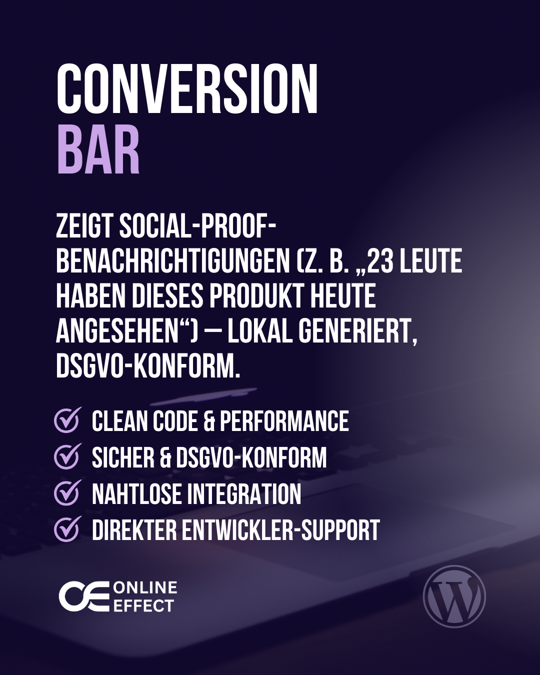 Conversion Bar WordPress Plugin
