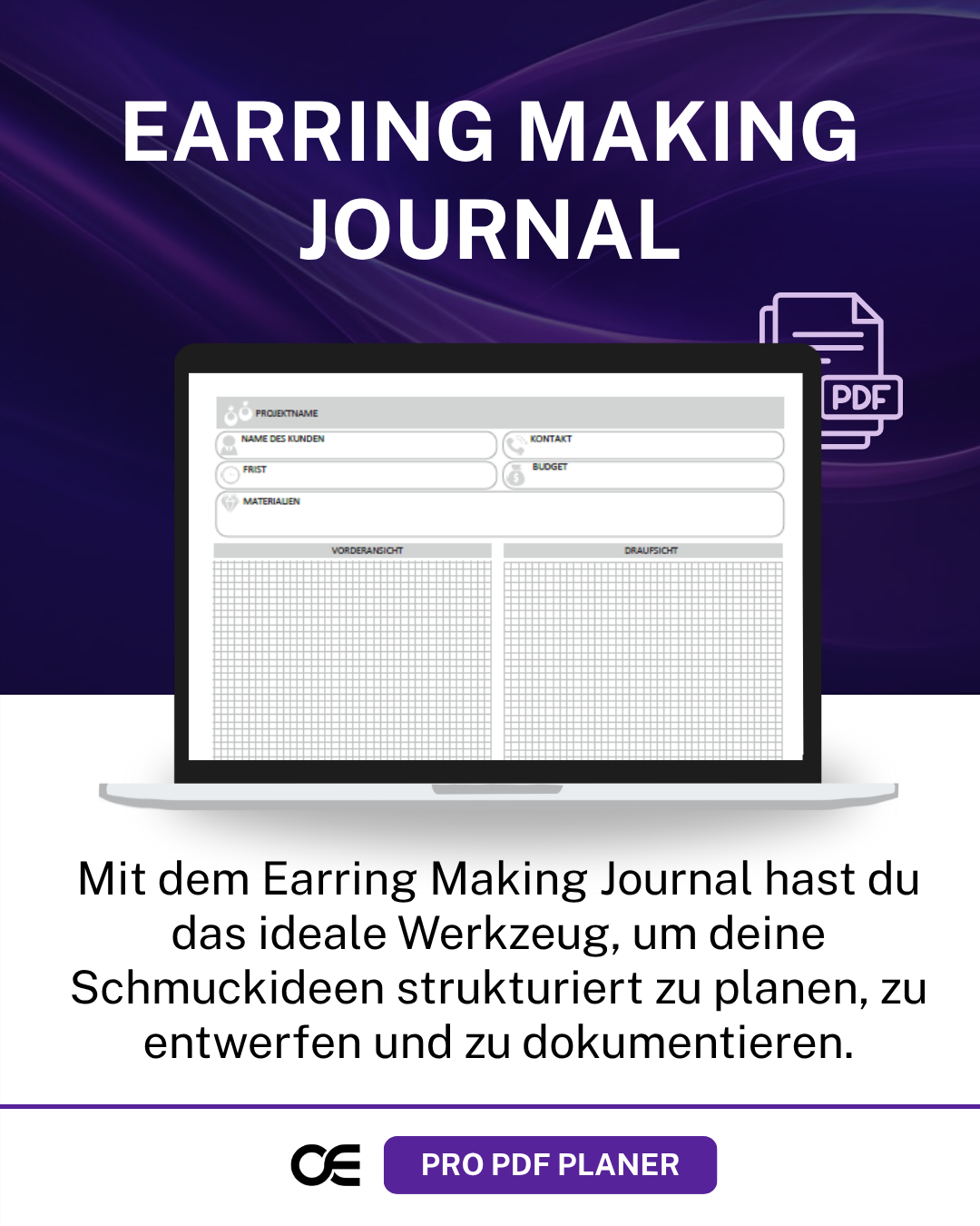 Earring Making Journal